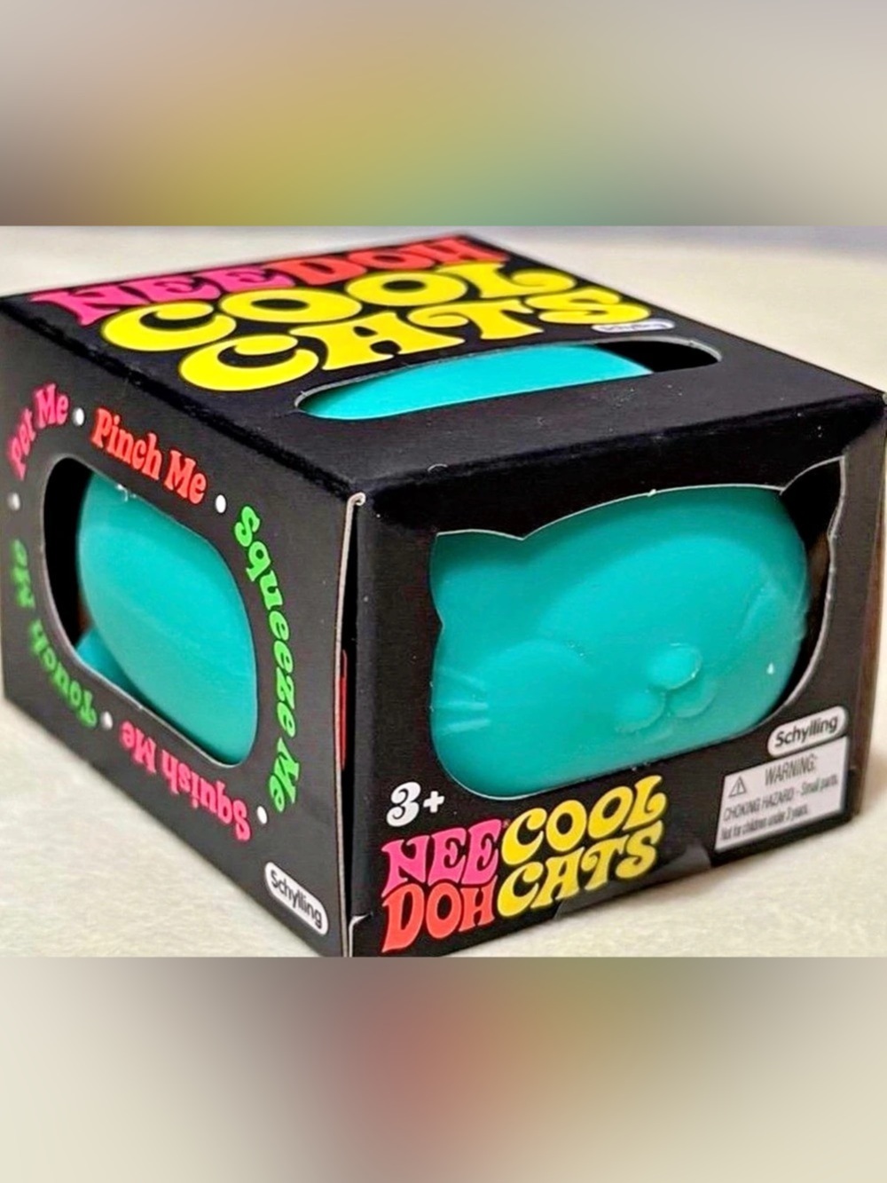 Schylling Nee Cool Doh Cats Green Cat Toy